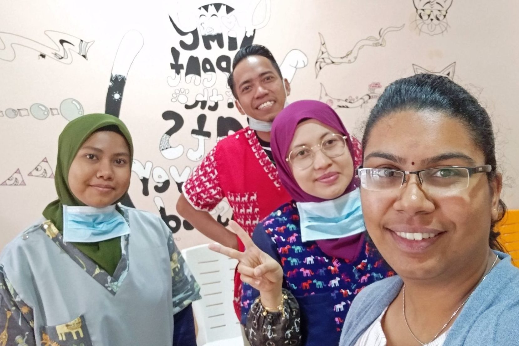 klinik haiwan lovely cat