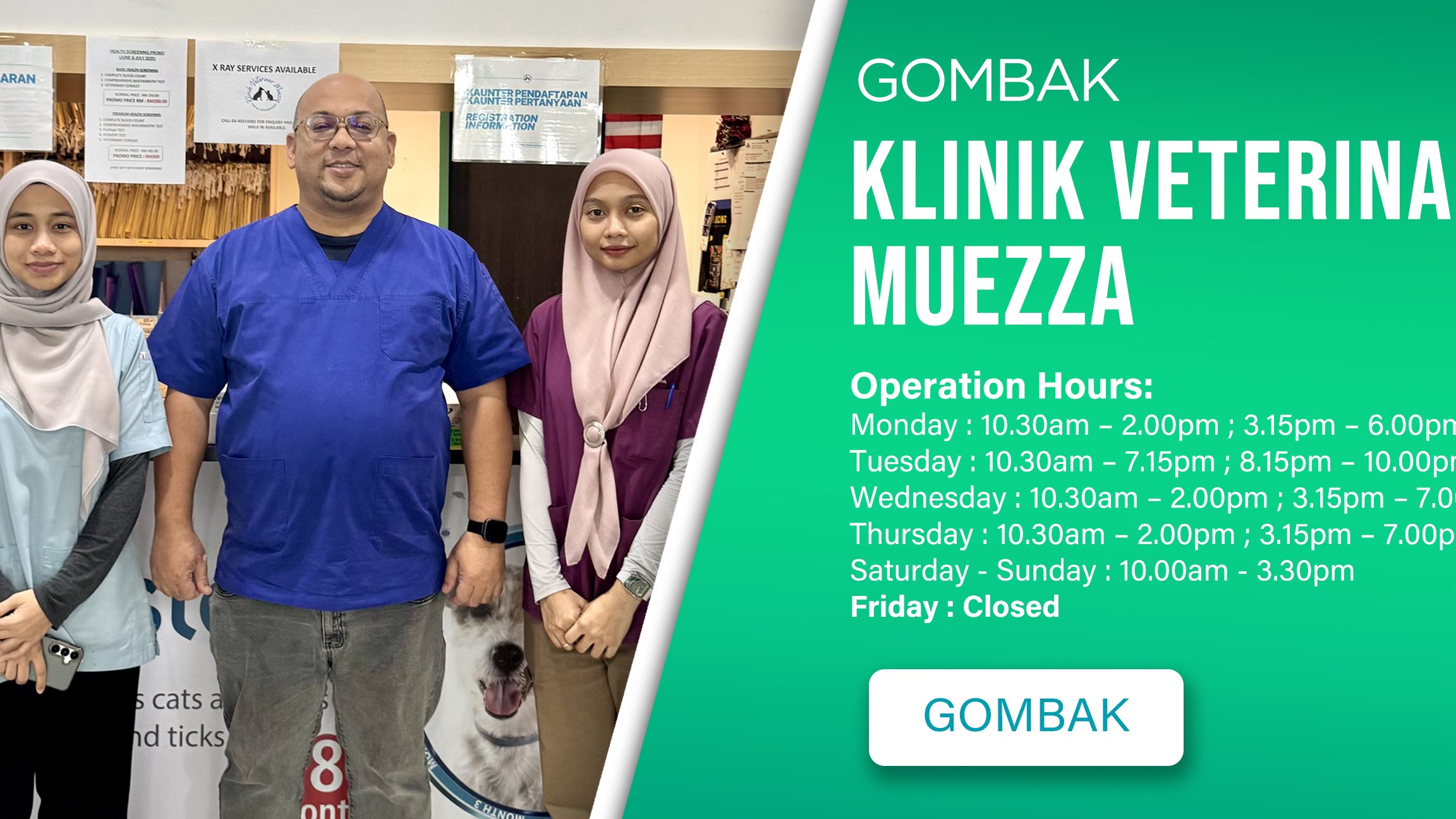 klinik veterinar muezza