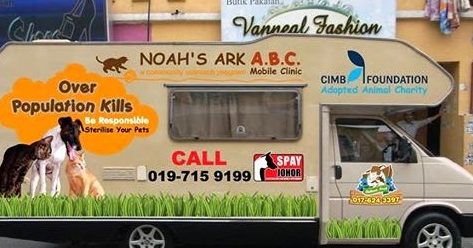 noahs ark animal birth control clinic melaka